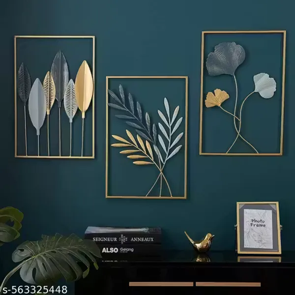 Set_Of_3_Multicolor_Leaf_Wall_Art_(12_X_2_X_35_Inch)