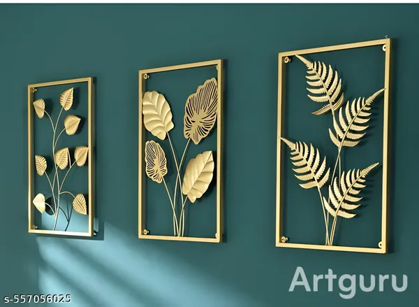 Pack_of_3_Gold_Metal_Wall_Decor,_0.39''_Thicker_Modern_Metal_Leaves_Wall_Art,_Gold_Hanging_Leaf_Accent_Decor_Home_Decorations_Wall_Sculptures_Wall_Ornaments_For_Living_Room,_Bedroom,_Office_(12_X_2_X_35_Inch)