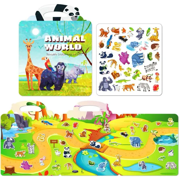 Animal_World_Reusable_Sticker_Book_For_Kids