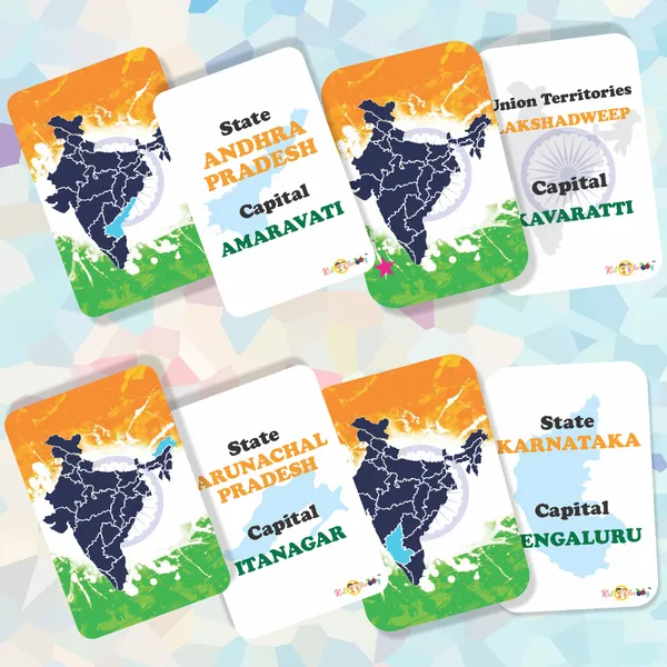 India_States_And_Union_Territories_Flash_Cards_For_Kids