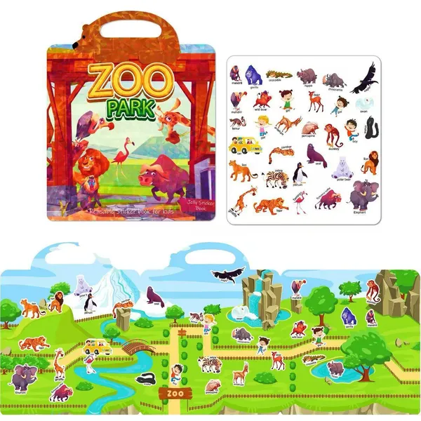 Zoo_Reusable_Sticker_Book_For_Kids