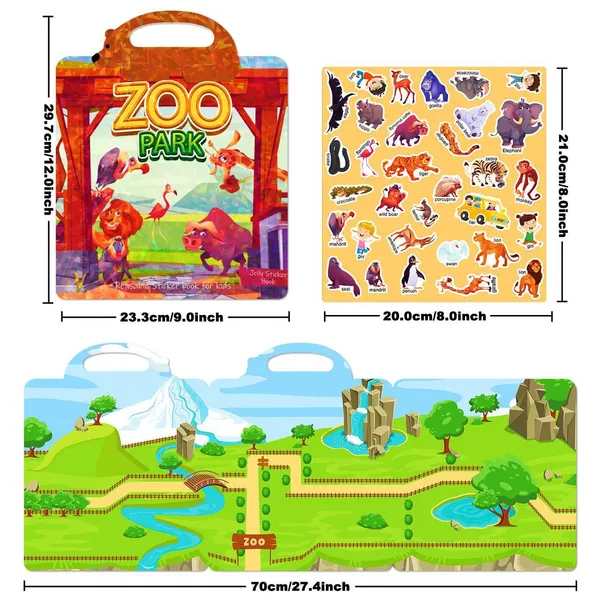 Zoo_Reusable_Sticker_Book_For_Kids