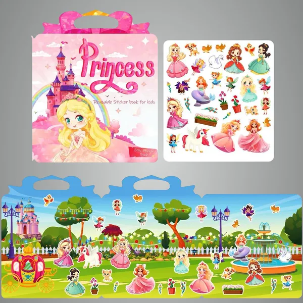 Princess_Reusable_Sticker_Book_For_Kids
