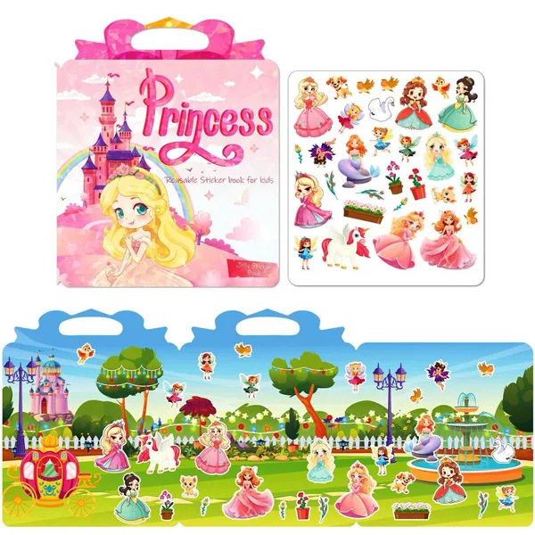 Princess_Reusable_Sticker_Book_For_Kids