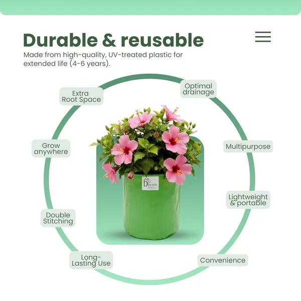 Green_18X18Inch_Hdpe_Plant_Grow_Bags_For_Terrace_Gardening_1_Piece_Outdoor_Use