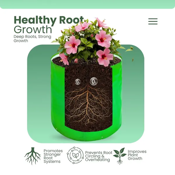 Green_18X18Inch_Hdpe_Plant_Grow_Bags_For_Terrace_Gardening_1_Piece_Outdoor_Use