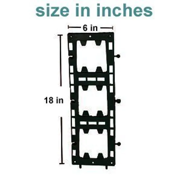 Black_Vertical_Wall_Hanging_Garden_Pots_8_Panel24_Pots_Outdoor_Use_Indoor