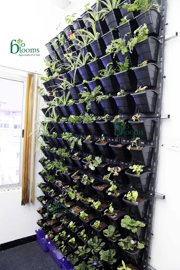 Black_Vertical_Wall_Hanging_Garden_Pots_8_Panel24_Pots_Outdoor_Use_Indoor