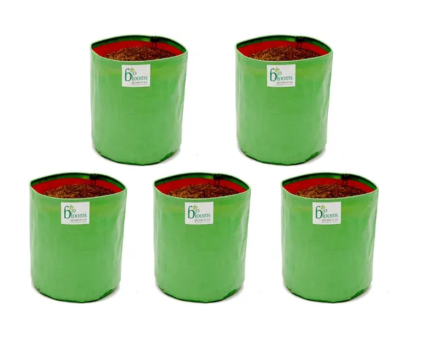 Green_&_Orange_12_X_15Inch_Hope_Plant_Grow_Bags_For_Terrace_Gardening_Pack_Of_5_Outdoor_Use
