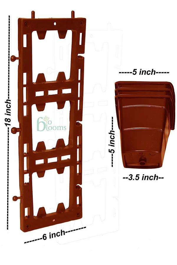 Brown_M1_Model_Vertical_Wall_Hanging_Garden_Pots_8_Panel_24_Pots_Outdoor_Use_Indoor