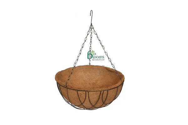 Brown_Coir_Hanging_Pot_10_Inches_Metal_Basket_With_Chain_Pack_Of_4_Outdoor_Use