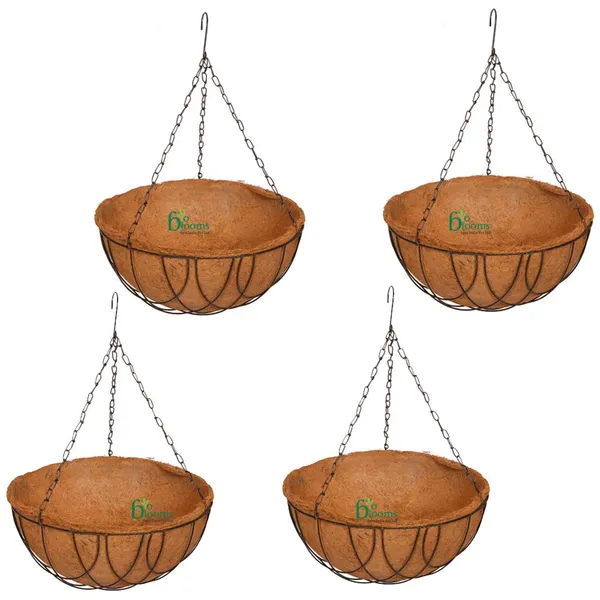 Brown_Coir_Hanging_Pot_10_Inches_Metal_Basket_With_Chain_Pack_Of_4_Outdoor_Use