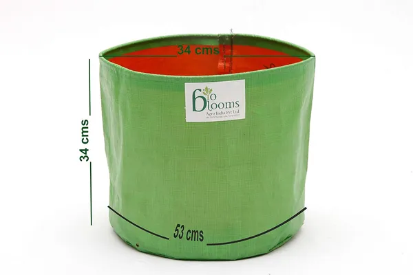 Green_&_Orange_15X15Inch_Hdpe_Plant_Grow_Bags_For_Terrace_Gardening_Pack_Of_10_Outdoor_Use