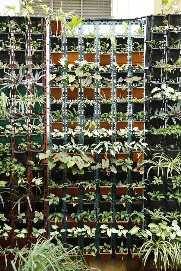 Brown_M2_Model_Vertical_Wall_Hanging_Garden_Pots_10_Pots_Outdoor_Use_Indoor