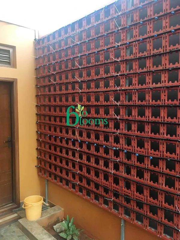 Red_Vertical_Wall_Hanging_Garden_Pots_16_Panel_Terracotta_Outdoor_Use_Indoor