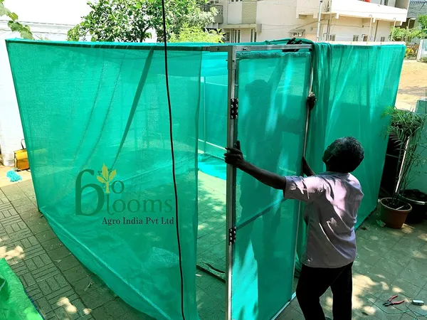 Green_Agro_Multipurpose_90%_Shade_Net_For_Agriculture_Garden_Roof_Top_Balcony_Size:9X32Ft