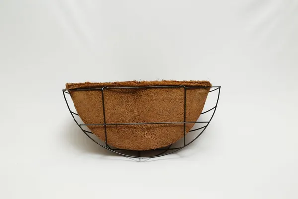 Coir_Basket_Wall_Hanger_12_Inch_Half_Liner_With_Butterfly_Basket_2_Pieces