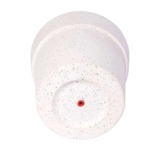White_Maxi_Planter_Roto_Mould_Speckled_Garden_Planter_Pot_With_Drainage_Saucer_Round_Tape_Design_Indoor_Outdoor_Use_Pack_Of_1_10_Inch
