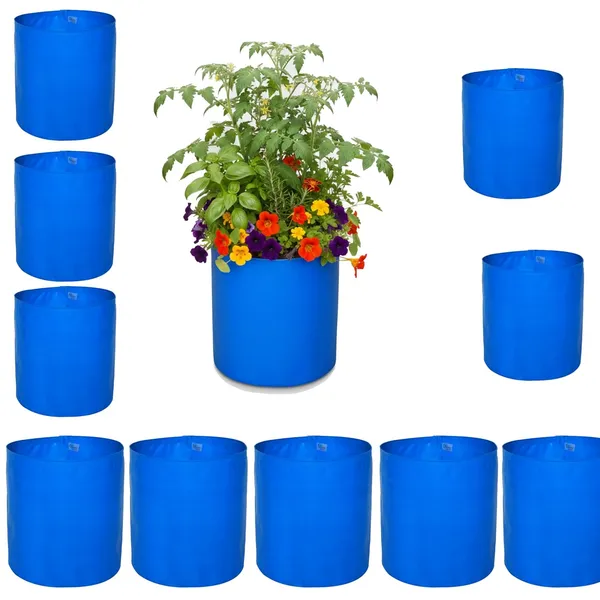 Blue_Agro_Growbags_350_Gsm_Hope_Uv_Treated_Premium_Garden_Growbags_Heavy-Duty_Fabric_Plant_Bags_For_Outdoor_Vegetable_Growing_Reusable_Planting_Bag_9X9_Inch_10_Piece