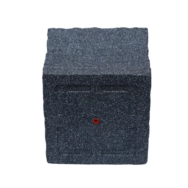 Black_Coral_Planter_Roto_Mould_Decorative_Speckled_Square_Planter_Text_Garden_Pot_With_Ridged_Design_Indoor_Outdoor_Container_10.5_Inch