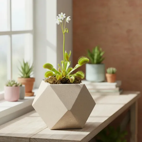 Hummer_Planter_Roto_Mould_Modern_Hexagonal_Planter_Text_Finish_Geometric_Design_Indoor_Outdoor_Decorative_Flower_Pot_Sandstone_20_Inch
