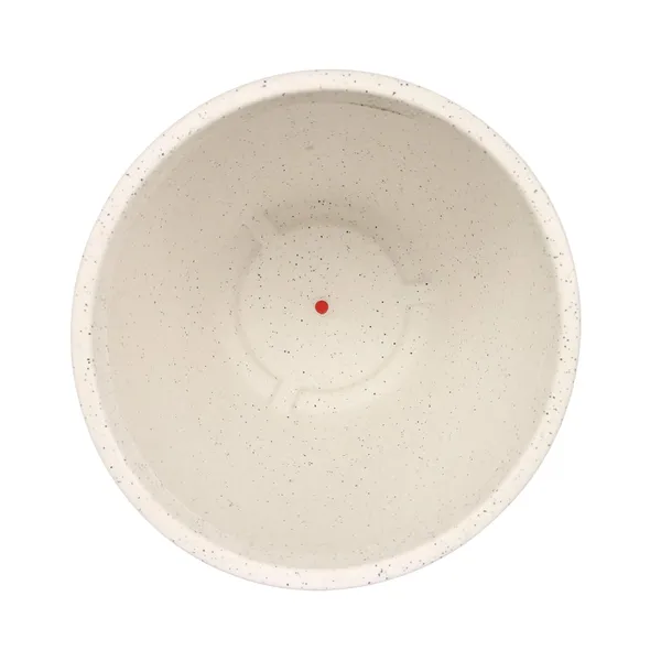 White_Houston_Planter_Roto_Mould_Text_Planter_With_Drainage_Tray_Speckled_Pattern_Modern_Tape_Design_Indoor_Outdoor_Garden_Use_14.5_Inch