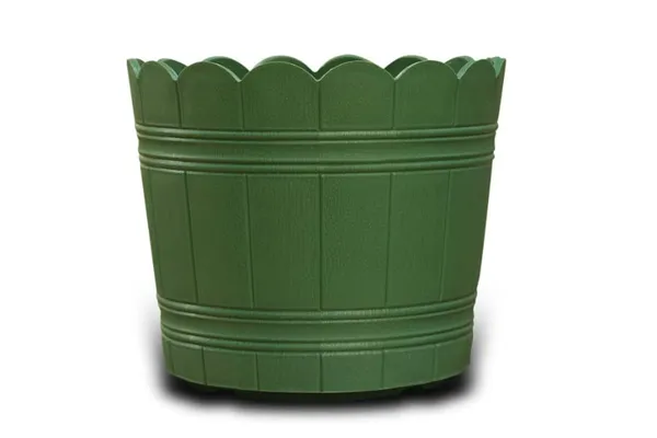 Green_Plastic_Loto_Pot_Decorative_Plastic_Flower_Pot_With_Scalloped_Edge_Design_Round_Planter_For_Indoor_And_Outdoor_Garden_Use_Pack_Of_2_10_Inch