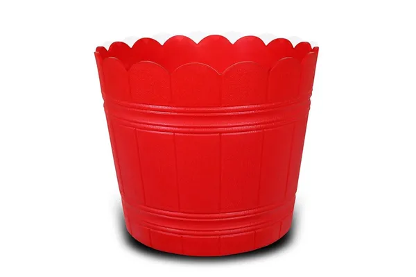 Red_Plastic_Loto_Pot_Decorative_Plastic_Flower_Pot_With_Scalloped_Edge_Design_Round_Planter_For_Indoor_And_Outdoor_Garden_Use_Pack_Of_2_10_Inch