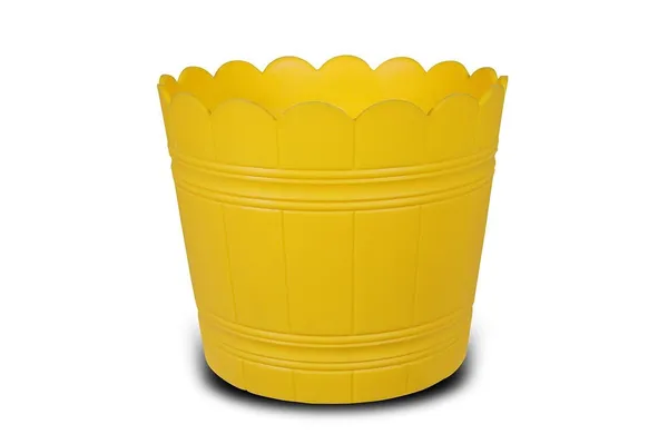 Yellow_Plastic_Loto_Pot_Decorative_Plastic_Flower_Pot_With_Scalloped_Edge_Design_Round_Planter_For_Indoor_And_Outdoor_Garden_Use_Pack_Of_2_14_Inch