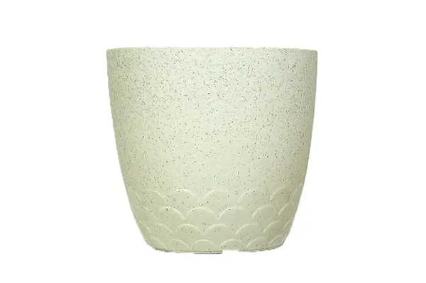 White_Flora_Pot_Decorative_Plastic_Planter_Pot_With_Scalloped_Pattern_Indoor_Outdoor_Garden_Container_Pack_Of_2_10_Inch