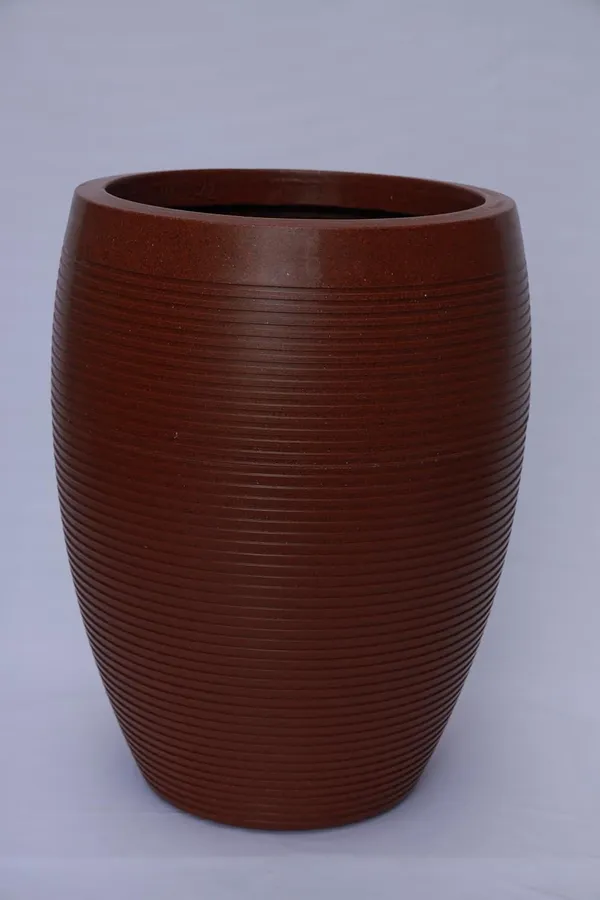 Antique_Bronze_Vetro_Vase_Roto_Mould_Decorative_Plastic_Planter_Pots_Ribbed_Design_Round_Indoor_Outdoor_Garden_Use_Pack_Of_1_Antique_Bronze_25_Inch