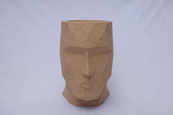 Beige_Facelift_Pot_Modern_Geometric_Roto_Mould_Planter_Pot_Faceted_Design_Decorative_Indoor_Outdoor_Use_Biege_15_Inch