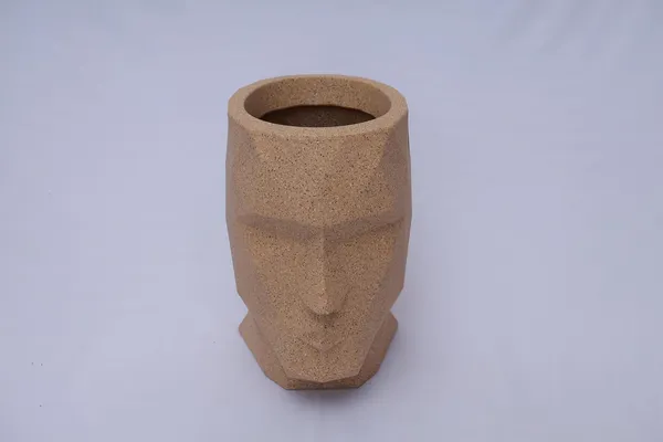 Beige_Facelift_Pot_Modern_Geometric_Roto_Mould_Planter_Pot_Faceted_Design_Decorative_Indoor_Outdoor_Use_Biege_15_Inch