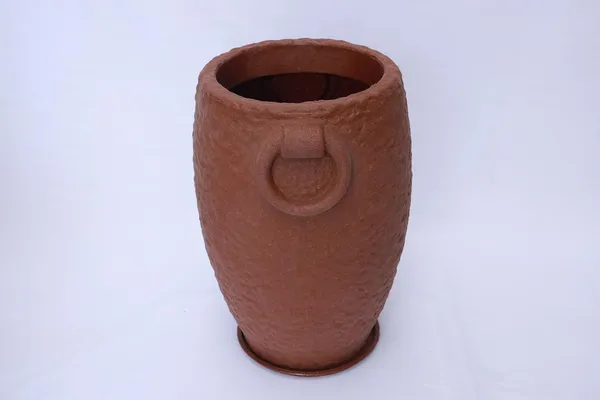Antique_Bronze_Prachin_Stambh_Rotomolded_Garden_Planter_Pot_Text_Finish_Outdoor_Indoor_Use_Antique_Bronze_24_Inch