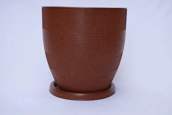 Antique_Bronze_Linear_Planters_Modern_Decorative_Garden_Planter_Pot_With_Saucer_Text_Design_Antique_Bronze_15_Inch