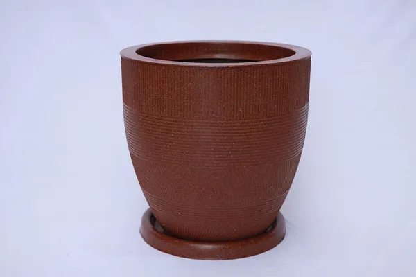 Antique_Bronze_Linear_Planters_Modern_Decorative_Garden_Planter_Pot_With_Saucer_Text_Design_Antique_Bronze_15_Inch