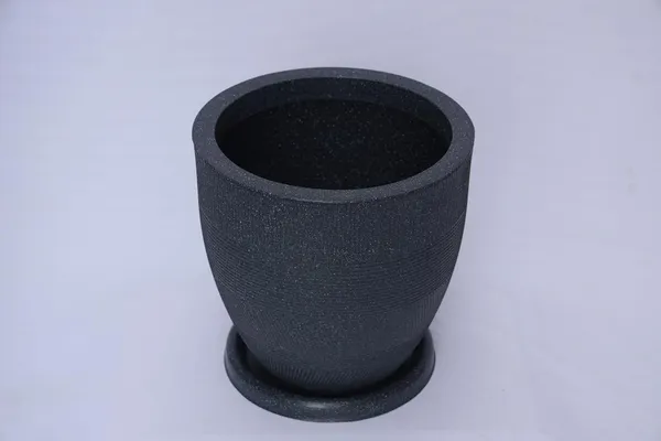 Black_Linear_Planters_Modern_Decorative_Garden_Planter_Pot_With_Saucer_Text_Design_15_Inch