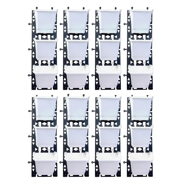 White_Vertical_Wall_Hanging_Garden_Pots_8_Panels_24_Pots_Easy_Installation_Drainage_Design_Indoor_Outdoor_Use_For_Vegetables_Herbs_Flowers_M2_Model