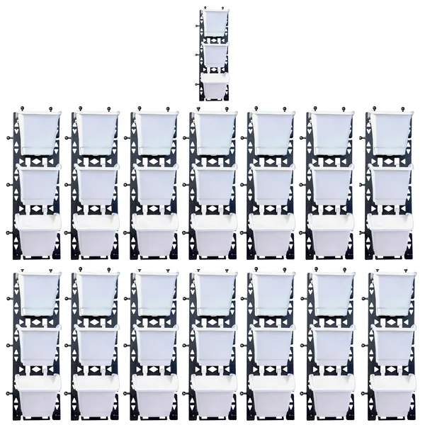 White_Vertical_Wall_Hanging_Garden_Pots_15_Panels_45_Pots_Easy_Installation_Drainage_Design_Indoor_Outdoor_Use_For_Vegetables_Herbs_Flowers_M2_Model