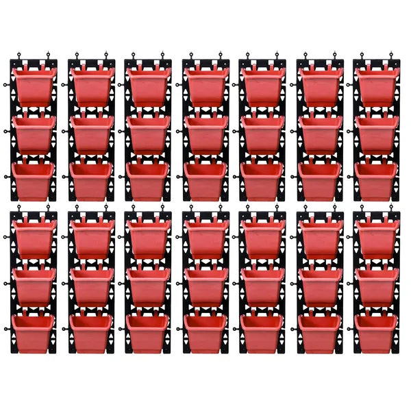 Red_Vertical_Wall_Hanging_Garden_Pots_15_Panels_45_Pots_Easy_Installation_Drainage_Design_Indoor_Outdoor_Use_For_Vegetables_Herbs_Flowers_M2_Model