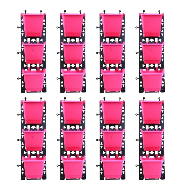 Pink_Vertical_Wall_Hanging_Garden_Pots_8_Panels_24_Pots_Easy_Installation_Drainage_Design_Indoor_Outdoor_Use_For_Vegetables_Herbs_Flowers_M2_Model