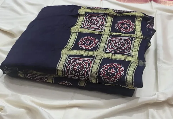 Maroon_And_Wine_Cotton_Model_Silk_Saree_For_Women_(Pack_Of_2)