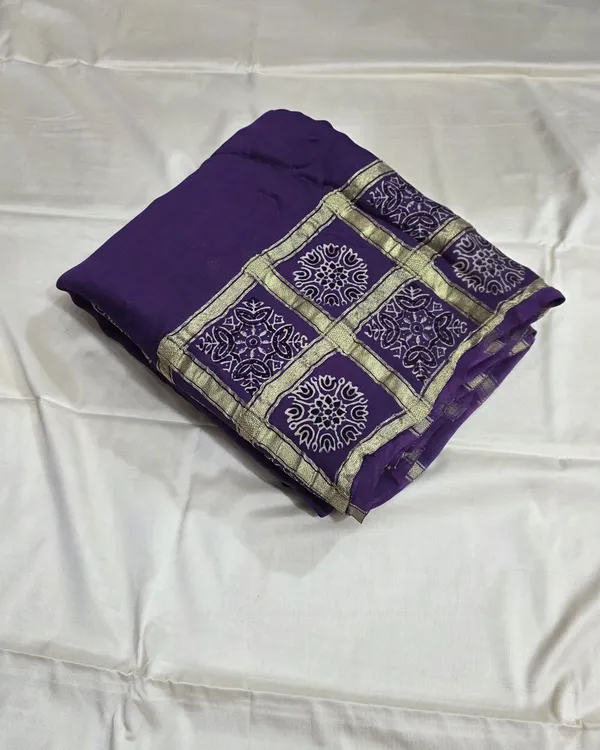 Purple_Cotton_Modern_Silk_Saree_For_Women