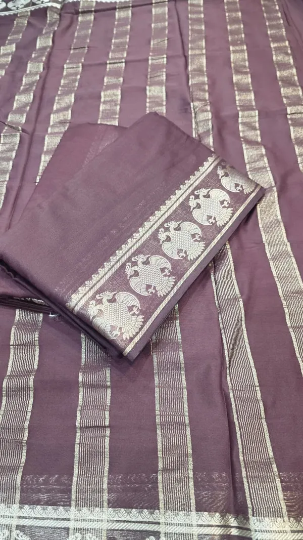 Elderberry_Cotton_Crepe_With_Zari_Border_Saree_For_Women
