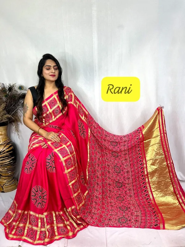 Purple_And_Pink_Cotton_Model_Silk_Saree_For_Women_(Pack_Of_2)
