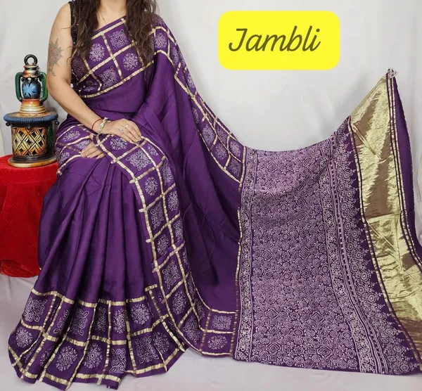 Purple_Cotton_Modern_Silk_Saree_For_Women