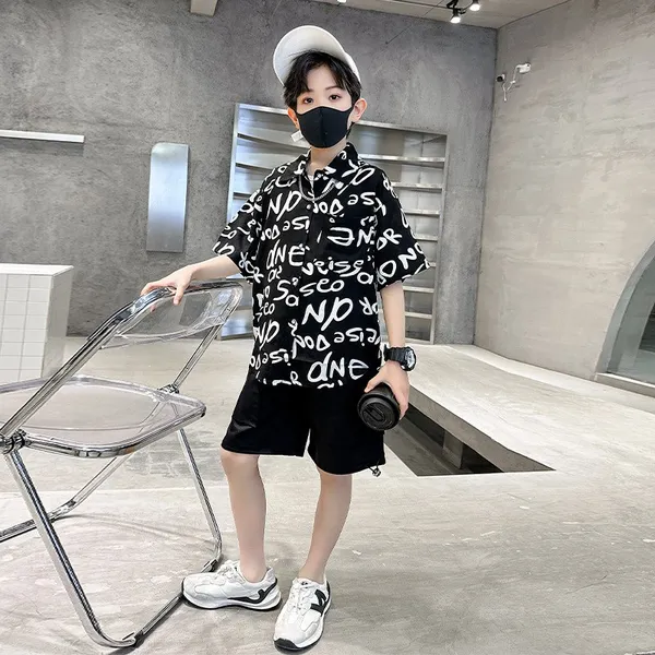 Black_Rayon_Premium_&_Elegant_Short_Set_For_Kids