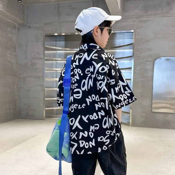 Black_Rayon_Premium_&_Elegant_Short_Set_For_Kids