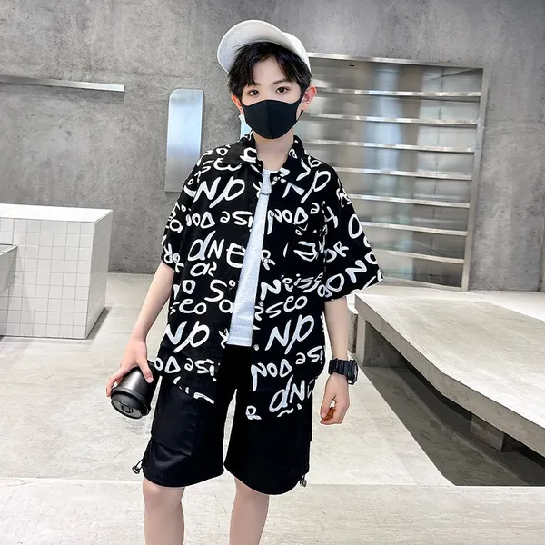 Black_Rayon_Premium_&_Elegant_Short_Set_For_Kids