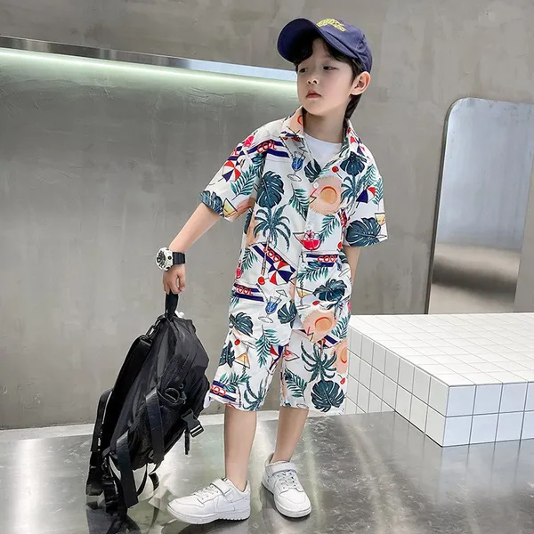Multicolour_Rayon_Premium_&_Elegant_Short_Set_For_Kids